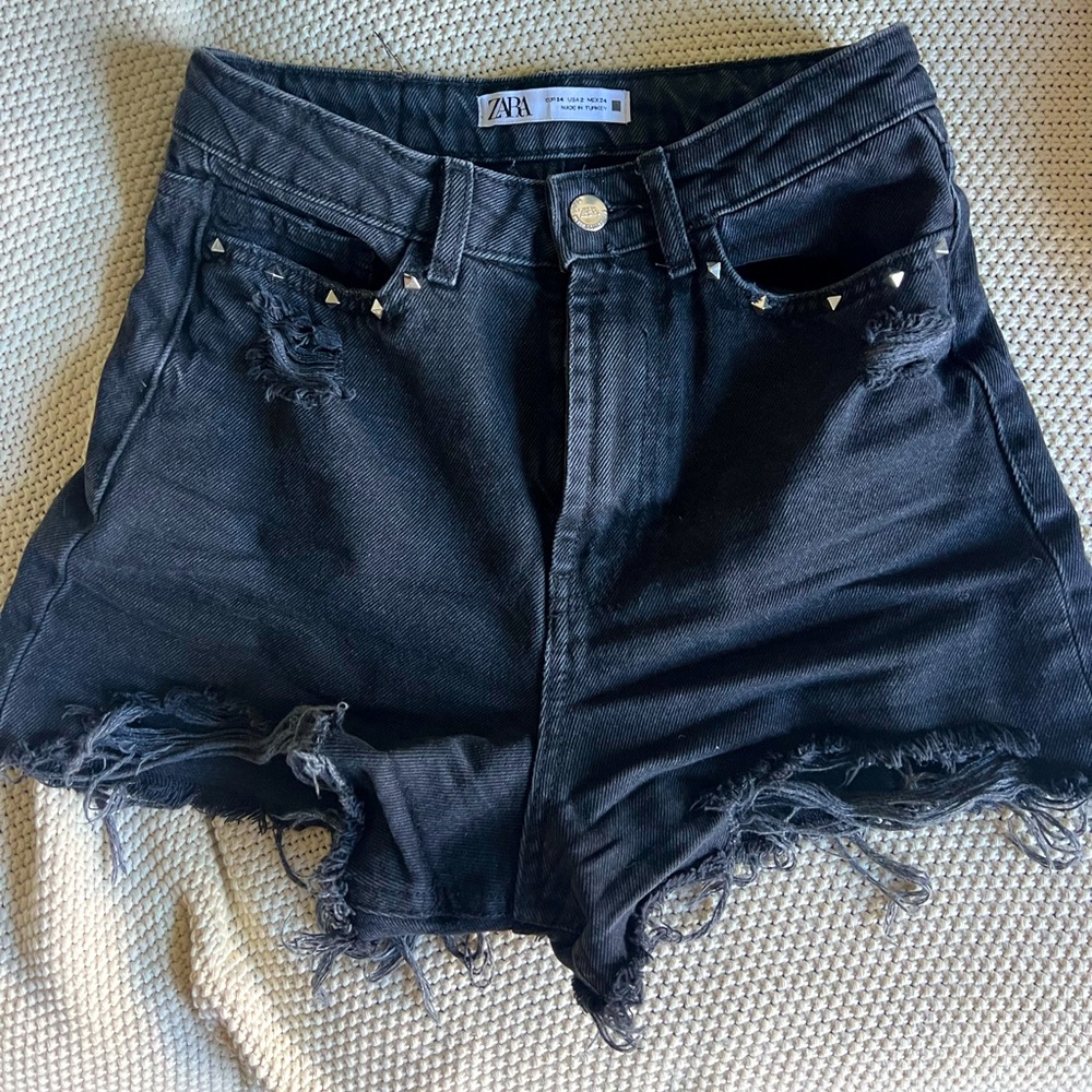 Zara black shorts